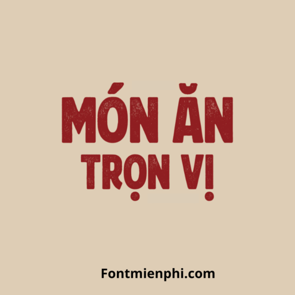 Font Việt hóa 1FTV VIP Rushford Printed