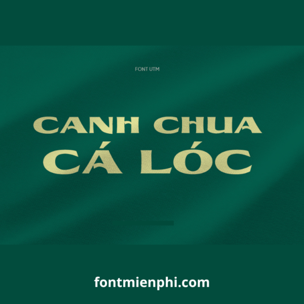 Việt hóa font UTM Brewers KT