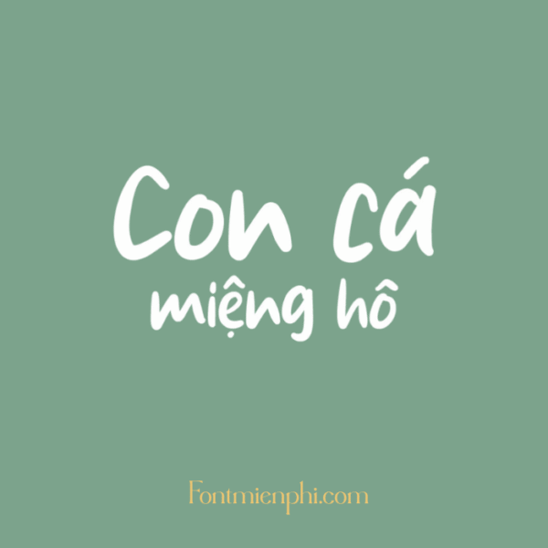 Font Việt hóa 1FTV VIP Original Fish