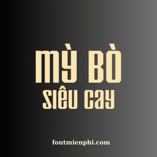 Font Việt hóa 1FTV VIP Inflammable Age