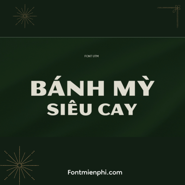 Font Việt hóa UTM Magnesium
