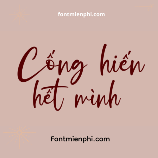 Font Việt hóa 1FTV VIP Gillastone